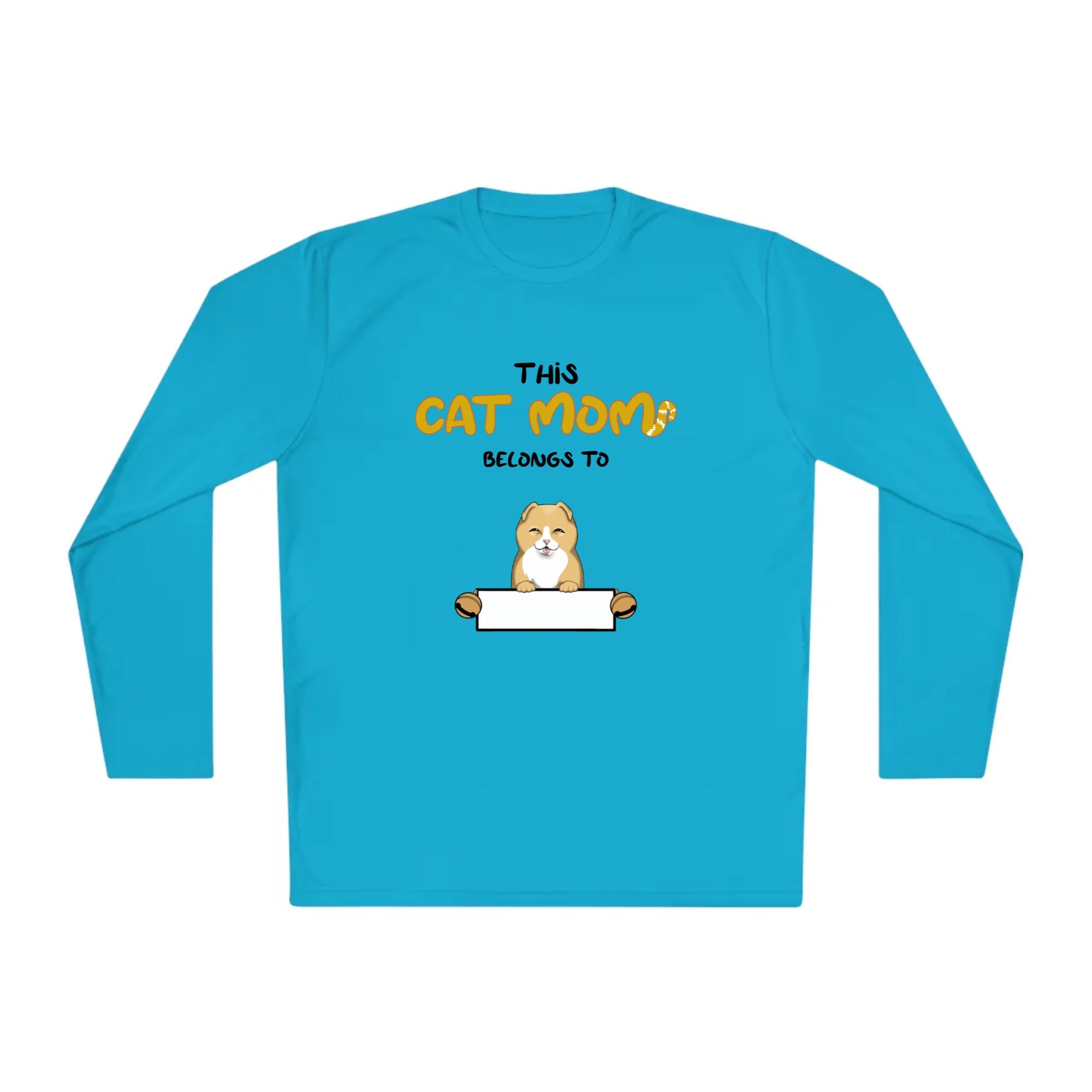 This Cat Mom Belongs to | Unisex Lightweight Long Sleeve Tee
